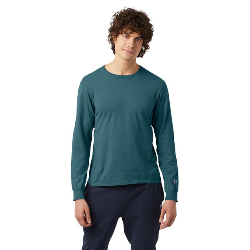 Unisex Long-Sleeve Garment Dyed T-Shirt Thumbnail