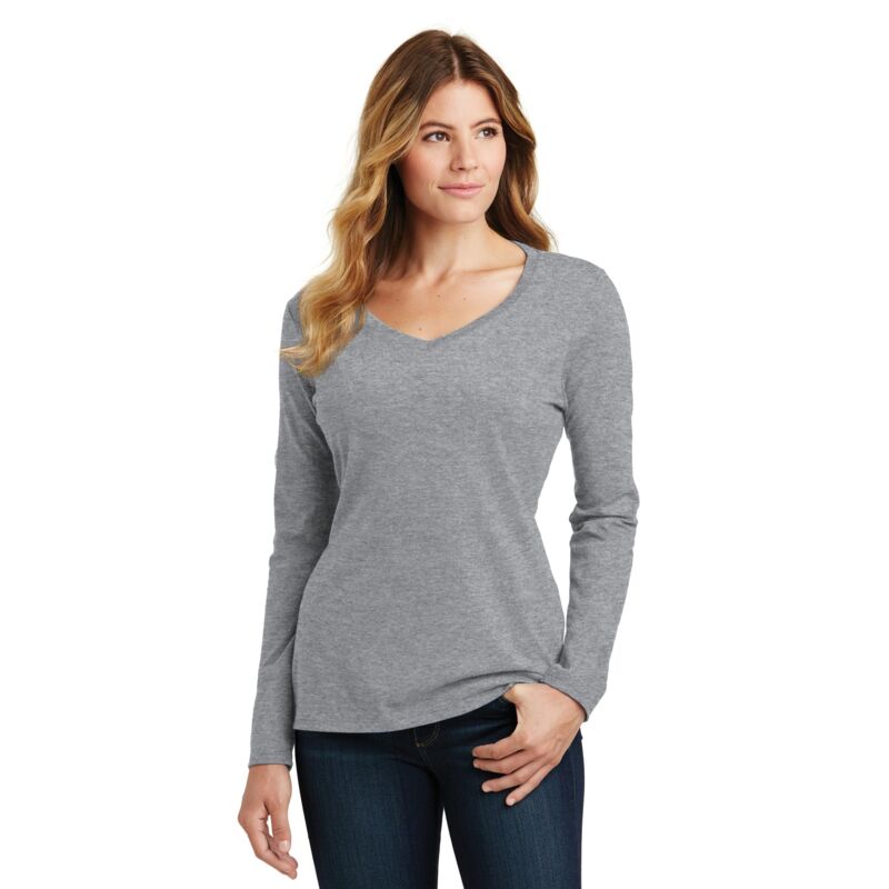 Women's Long Sleeve Fan Favorite V Neck Tee Thumbnail