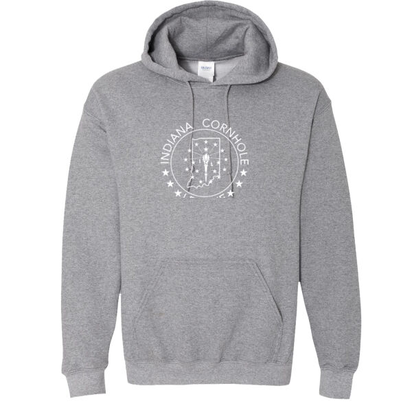 Indiana Cornhole League Heavy Blend™ Hooded Sweatshirt Thumbnail