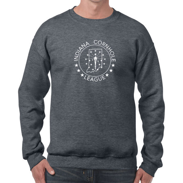Indiana Cornhole League Heavy Blend Adult Crewneck Sweatshirt Thumbnail