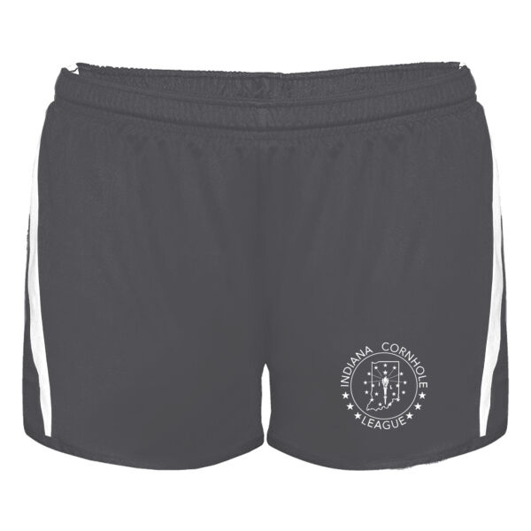 Indiana Cornhole League - Women's Stride Shorts Thumbnail