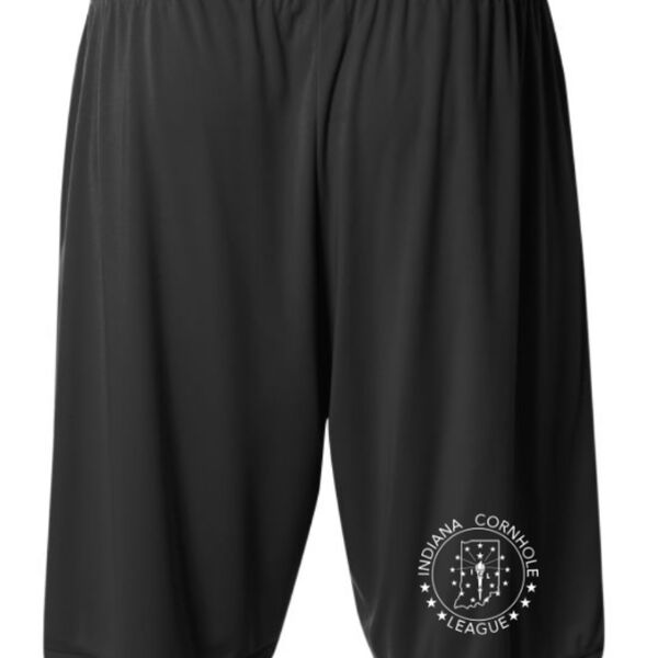 Indiana Cornhole League - 9" MOISTURE MANAGEMENT SHORT WITH SIDE POCKETS Thumbnail