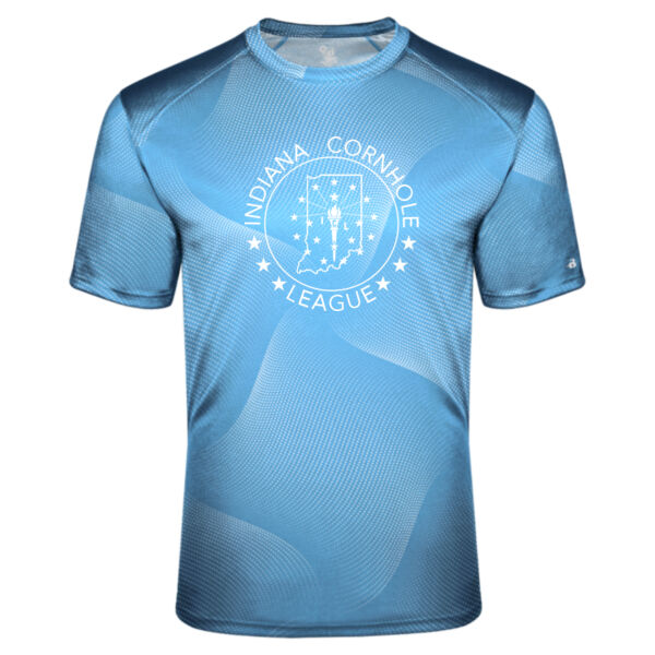 Indiana Cornhole League - Warp T-Shirt White Print Thumbnail