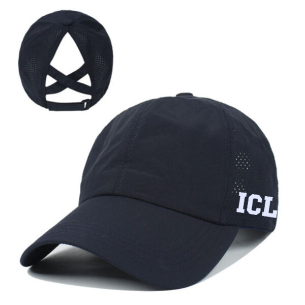 Indiana Cornhole League - Mesh Cooling Ponytail Hat Thumbnail